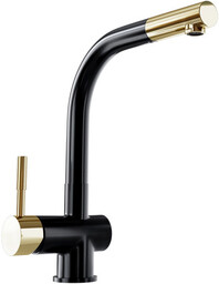 Bateria kuchenna GLOBALO Lobio Black/Light Gold Ring 1.1