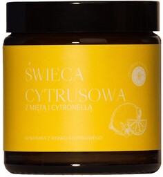 MGLIFE Świeca rzepakowa Cytrusowa z Miętą i Cytronellą