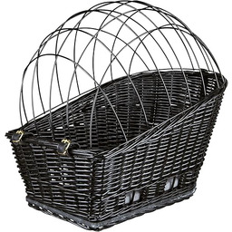 TRIXIE Koszyk Rowerowy z Kratką 13117, Czarny