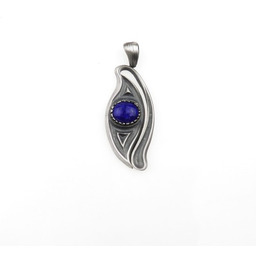 Gwiaździste niebo - wisior srebrny z lapis lazuli