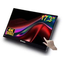 Verbatim 32239 monitor komputerowy 43,9 cm (17.3") 3840