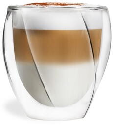 Szklanki termiczne 250ml do latte macchiato Vialli Design
