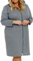 Szlafrok Damski Dn-nightwear SMZ.9708 szary