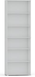 Regał pola 215x80 cm biały, 6 półek