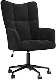 Elior Fotel do biurka glamour czarny C7-A25
