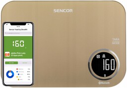 Waga kuchenna z Bluetooth Sencor Aplikacja LCD 5kg
