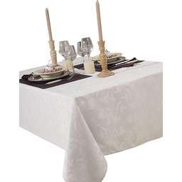 CALITEX Obrus adamaszkowy, biały, 150 x 350 cm