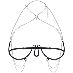 Uprząż Na Biust Lustique Black S/M/L Premium Obsessive