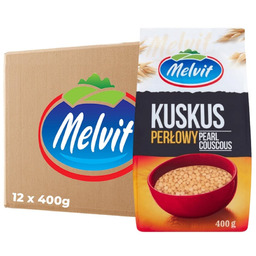 MELVIT Kuskus perłowy 400 g x 12 sztuk