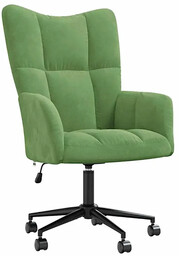 Elior Fotel do biurka glamour jasnozielony - Grado
