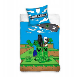Pościel Bawełniana Licencyjna 160/200 2cz Minecraft