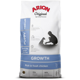 ARION Original Growth Puppy Medium ze świeżym kurczakiem
