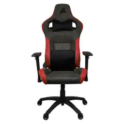 Corsair T3 Rush Gamingowy do 120kg Tkanina Szaro-czerwony