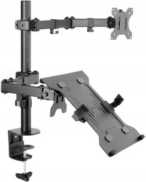 Uchwyt biurkowy do monitora Art L-24 13-32" Regulacja