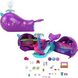 Polly Pocket Narwal Łódź podwodna Zestaw z 2