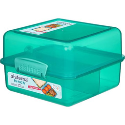 Sistema Pudełko na lunch z przegródkami, kostka