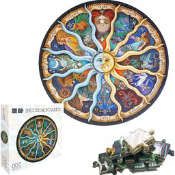 PUZZLE OKRĄGŁE 500 CZĘŚCI HOROSKOP DOROŚLI TRUDNE 48