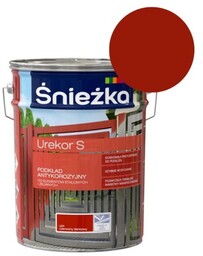 ŚNIEŻKA Podkład antykorozyjny UREKOR S czerwony tlenkowy 5L