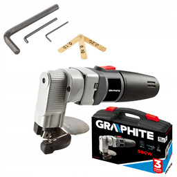 Graphite Elektryczne Sieciowe Nożyce Do Blachy Prostej 500W