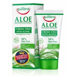 Equilibra Aloesowy krem do twarzy przeciwstarzeniowy, 50 ml