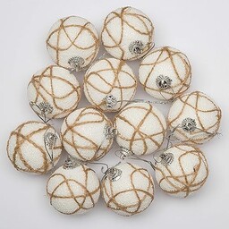 SHATCHI 12 x Boże Narodzenie wiszące bombki miękka