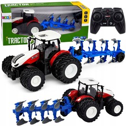 Traktor Rolniczy Z Pługiem Wieloskibowym Zdalnie Sterowany Rc