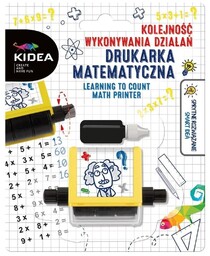 DRUKARKA MATEMATYCZNA KIDEA NAUKA KOLEJNOŚĆ WYKONYWANIA DZIAŁAŃ 1szt.