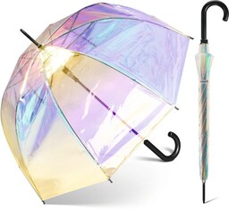 Parasol Parasolka Damska Happy Rain Przezroczysta