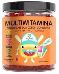 MyVita Multiwitamina Naturalne żelki dla dzieci i dorosłych,