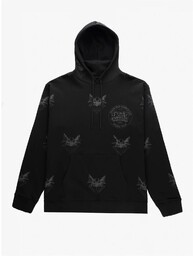 bluza DIAMOND - Hellbat Allover Print Hoodies Black