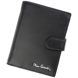 Pierre Cardin portfel męski skórzany duży pionowy zamykany