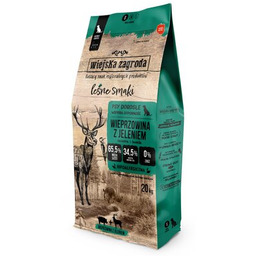 WIEJSKA ZAGRODA Karma dla psa Wieprzowina z jeleniem