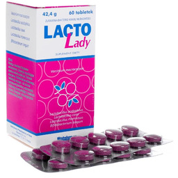 Lacto Lady, suplement diety, 60 tabletek