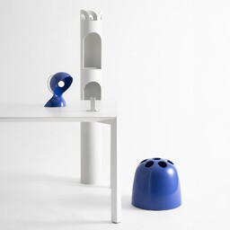 Lampa Stołowe Artemide, Dalú, niebieski, salon, tworzywo sztuczne,