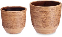 Ibergarden Ceramiczne doniczki DOTS&LINES, 2 sztuki: Ø 20