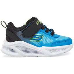 Buty niemowlęce Skechers 401495NBKBL SKECHERS METEOR-LIGHTS KRENDOX Niebieskie