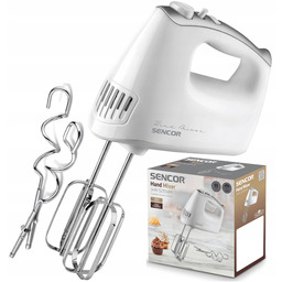 Mikser Ręczny Sencor 500W Regulacja Prędkości Turbo Haki