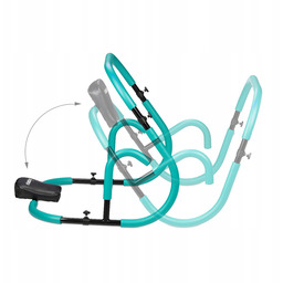 Kołyska do brzuszków klasyczna Relaxdays urządzenie, przyrząd, trenażer