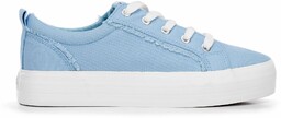 Damskie sneakersy z tkaniny niebieskie