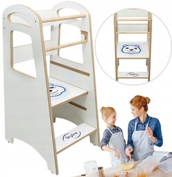 Pomocnik Kuchenny Składany dla dziecka Montessori Kitchen Helper