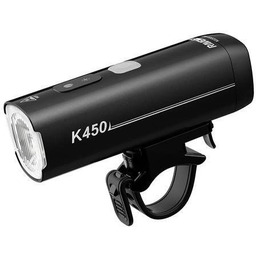 Ravemen Lampka przednia K450 AI, czarna, 450 lumenów,