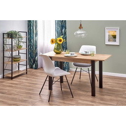 GINO stół rozkładany blat - dąb wotan, nogi