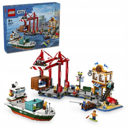 Lego City Nadmorski Port Ze Statkiem Towarowym 60422