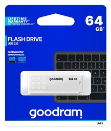 Goodram Pendrive UME2 64GB USB 2.0 Biały