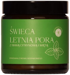 MGLIFE Świeca rzepakowa Letnia Pora z Trawą Cytrynową