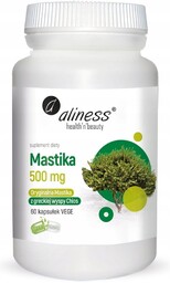 Mastika sproszkowana żywica Pistacia lentiscus 500mg x 60