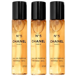 Chanel No 5 3x20ml woda perfumowana wkłady +