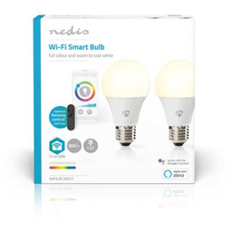 NEDIS Inteligentna żarówka LED SmartLife WIFILRC20E27 9W E27