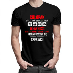 Chłopak do zadań specjalnych - czerwiec - męska