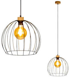 Britop Kopułowa lampa wisząca COOP 1881974 druciana czarna